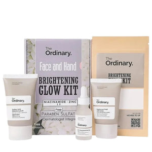 The Ordinary Face & Hand Brightening Glow Kit| Complete Whitening & Hydrating Skincare Set