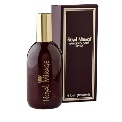 Royal Mirage Eau De Cologne Spray 120ml | Refreshing Long-Lasting Unisex Perfume